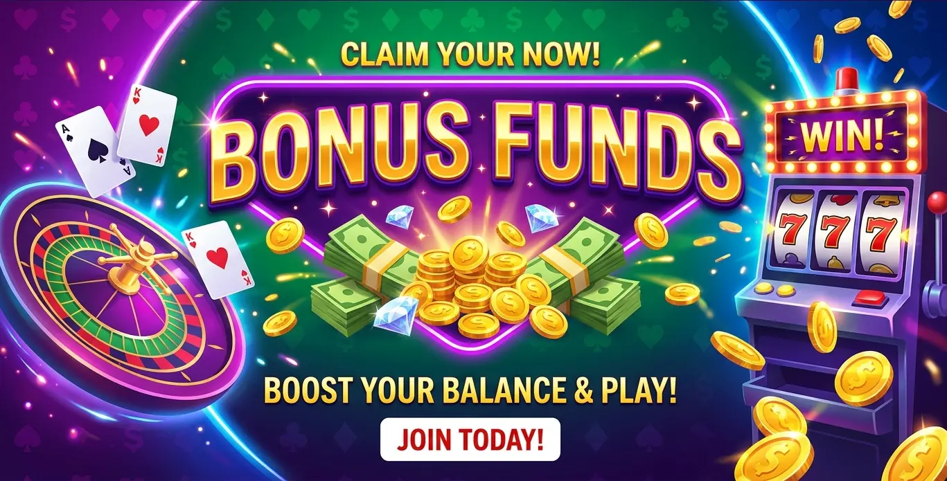Vegas Lounge bonus funds