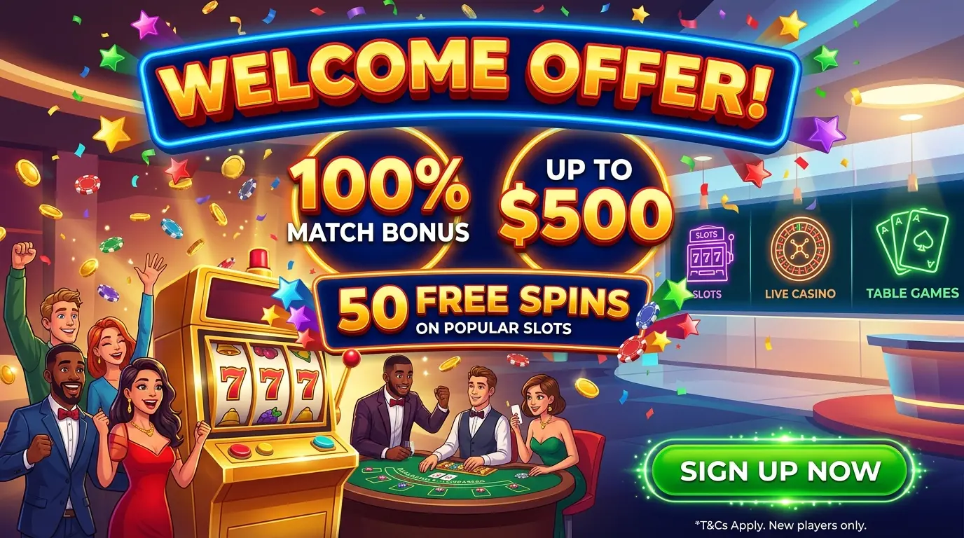 Vegas Lounge new player bonus